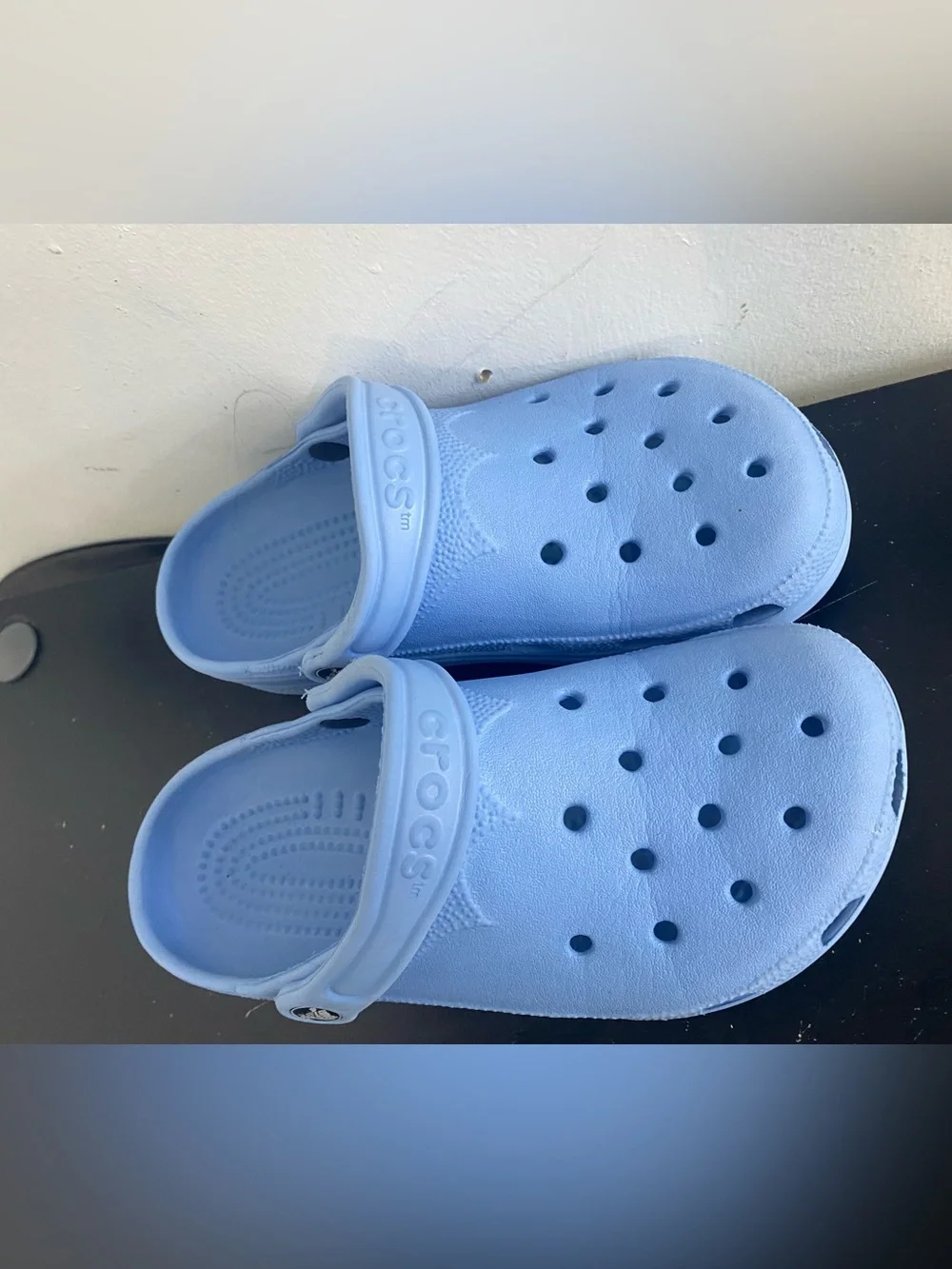 Crocs Classic Clogs Light Blue Unisex M6-7 W8-9 Slip On Water Shoes